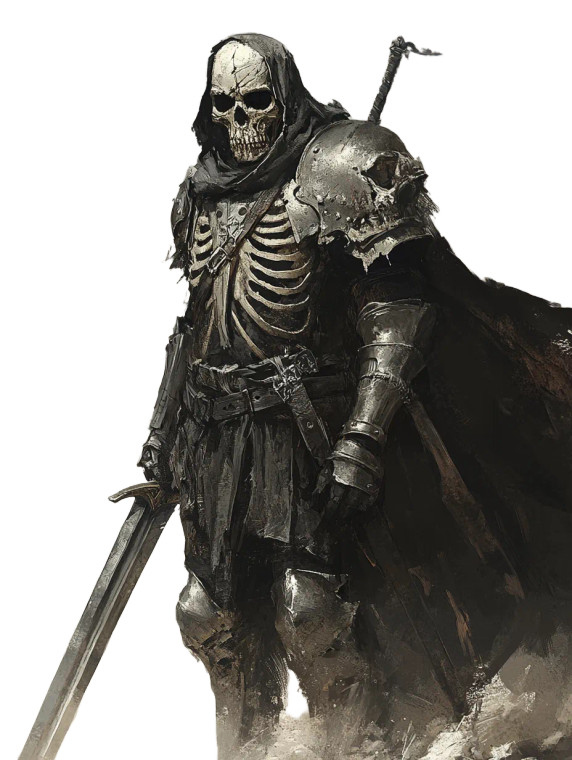 Skeletal Warrior V2 Vinyl Car Decal Sticker – Waterproof & UV-Resistant 8"