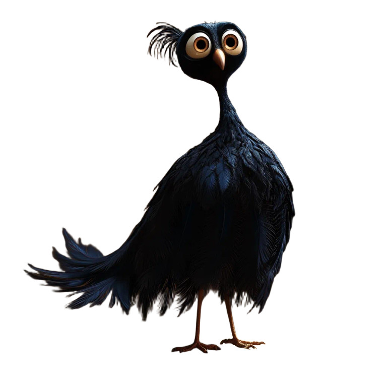 Mysterious Flamingo Vinyl Car Decal Sticker – Waterproof & UV-Resistant 8"