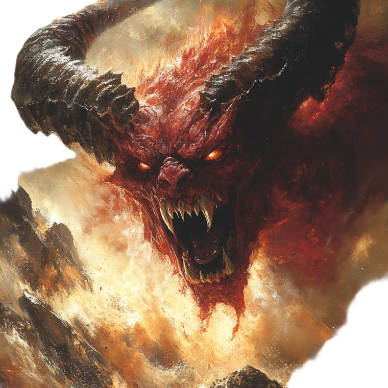 Rage Incarnate Demon Vinyl Car Decal Sticker – Waterproof & UV-Resistant 8"