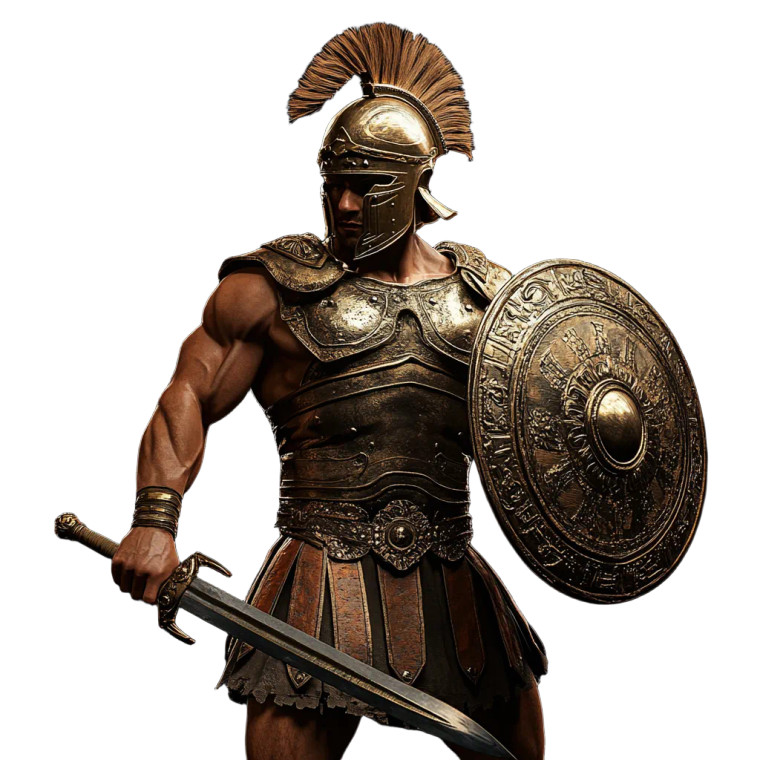 Roman Gladiator V22 Vinyl Car Decal Sticker – Waterproof & UV-Resistant 8"