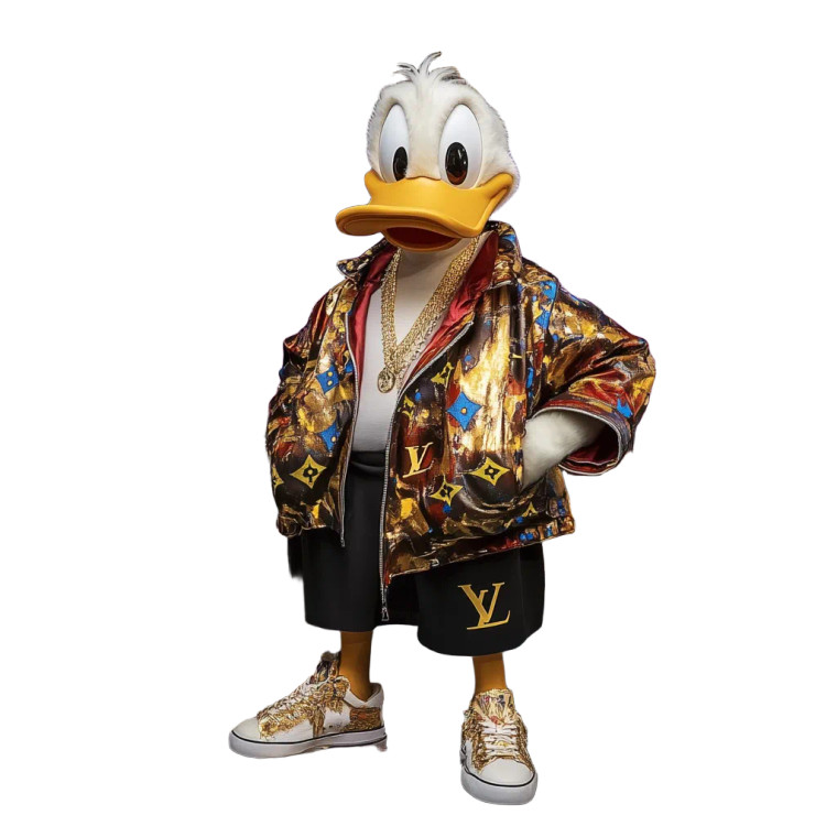 Gangster Scrooge Mcduck V10 Vinyl Car Decal Sticker – Waterproof & UV-Resistant 8"