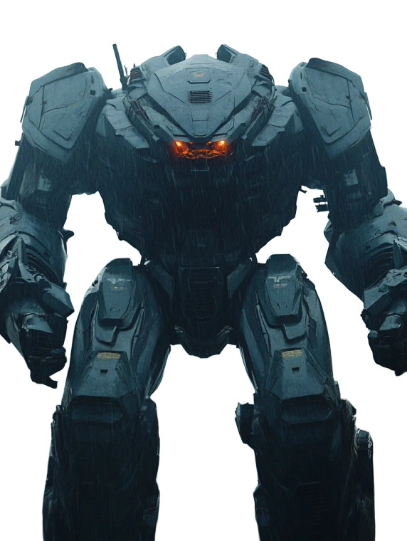 Mecha Movie Scene Vinyl Car Decal Sticker – Waterproof & UV-Resistant 8"