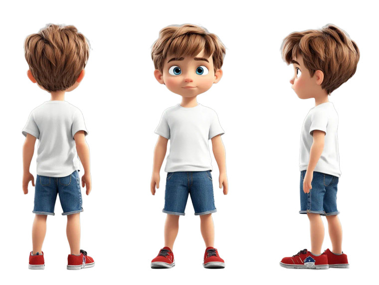 Liam Character Sheet Vinyl Car Decal Sticker – Waterproof & UV-Resistant 8"