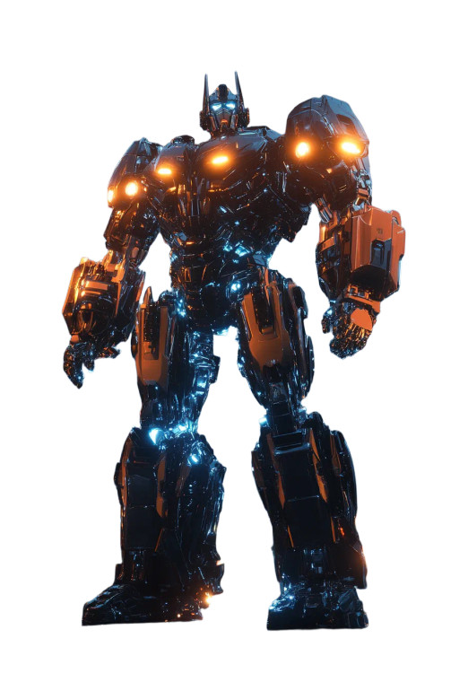 Night Transformers Vinyl Car Decal Sticker – Waterproof & UV-Resistant 8"