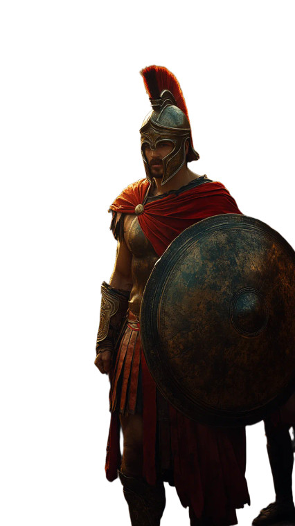 Spartan Phalanx Battle Vinyl Car Decal Sticker – Waterproof & UV-Resistant 8"