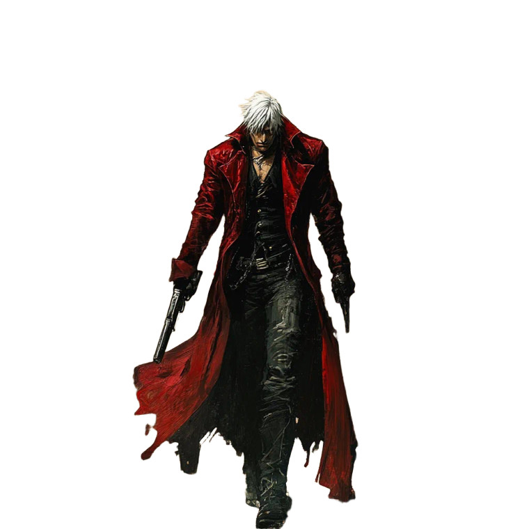 Dante Sparda Vinyl Car Decal Sticker – Waterproof & UV-Resistant 8"