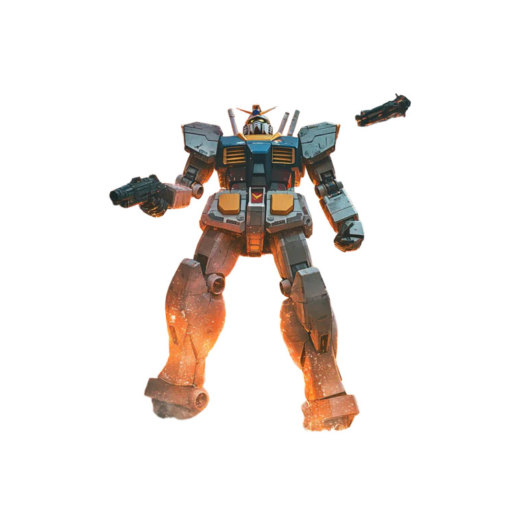 Gundam Attacks Hong Kong Vinyl Car Decal Sticker – Waterproof & UV-Resistant 8"