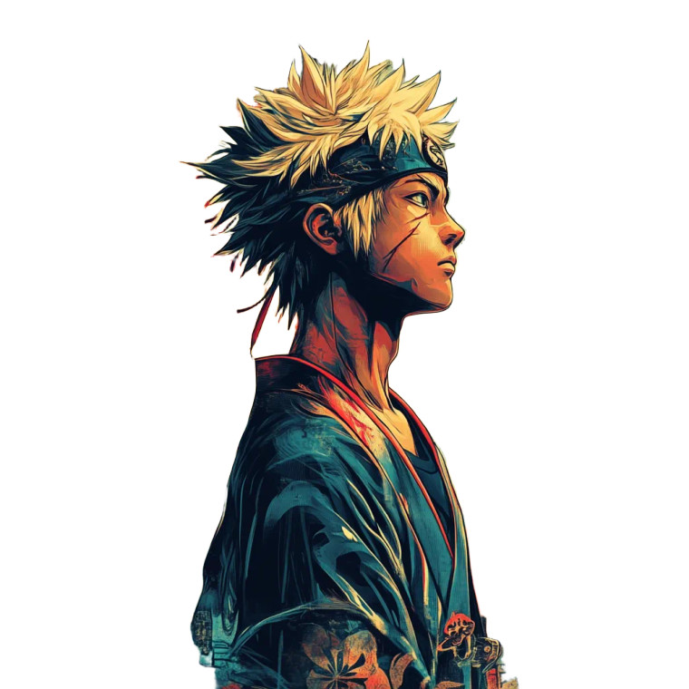 Minato Namikaze Vinyl Car Decal Sticker – Waterproof & UV-Resistant 8"