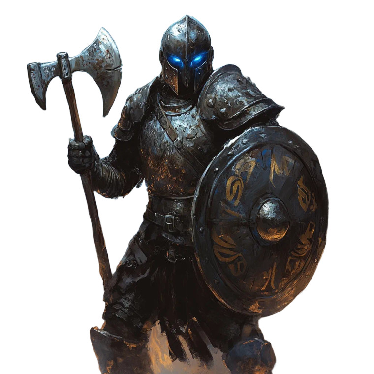 Blue-Eyed Warrior Vinyl Car Decal Sticker – Waterproof & UV-Resistant 8"