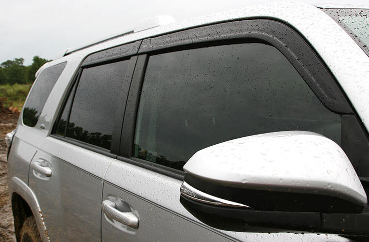 Customized Low-Profile Dodge Durango Rainguard Set | Low Noise, Cool Cab, Easy Installation