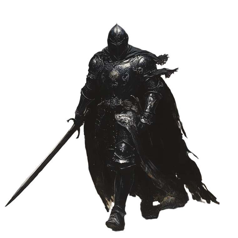 Dark Knight Commander V2 Vinyl Car Decal Sticker – Waterproof & UV-Resistant 8"