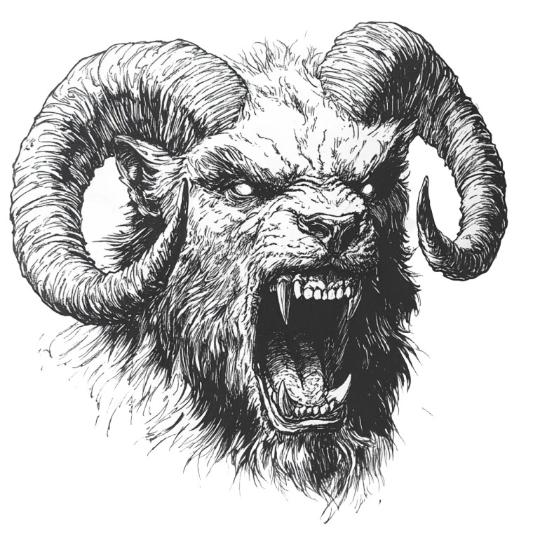 Angry Panther Demon Vinyl Car Decal Sticker – Waterproof & UV-Resistant 8"