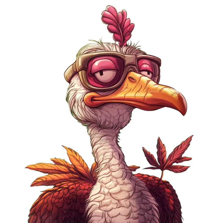 Cool Turkey Smoking Vinyl Car Decal Sticker – Waterproof & UV-Resistant 8"