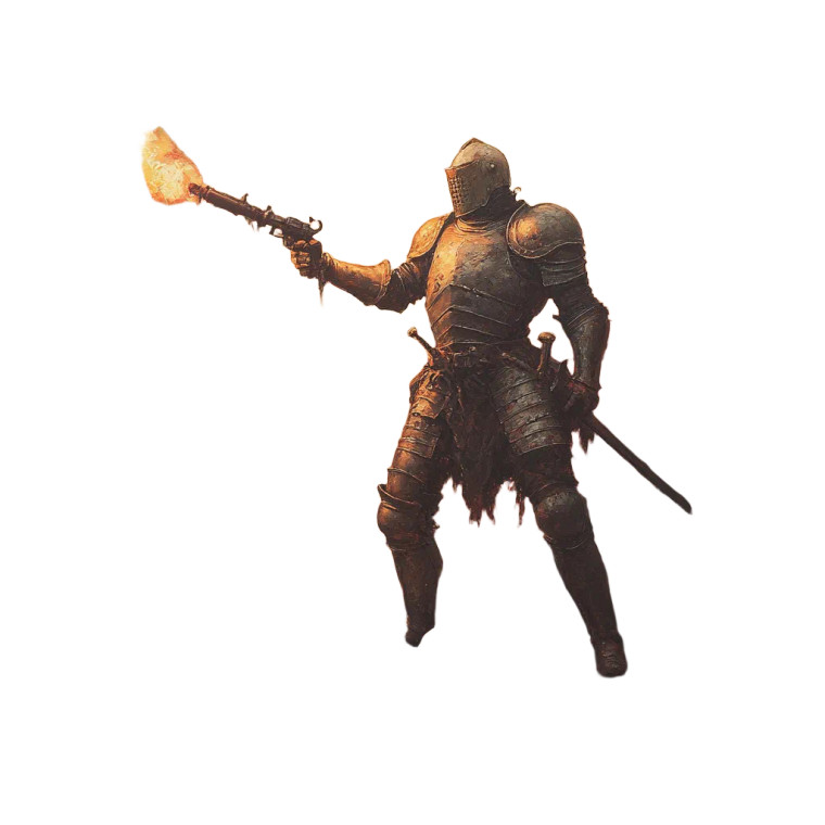 Knight Vs Zombies Vinyl Car Decal Sticker – Waterproof & UV-Resistant 8"