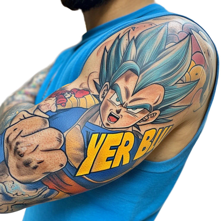 Dragon Ball Tattoo V2 Vinyl Car Decal Sticker – Waterproof & UV-Resistant 8"