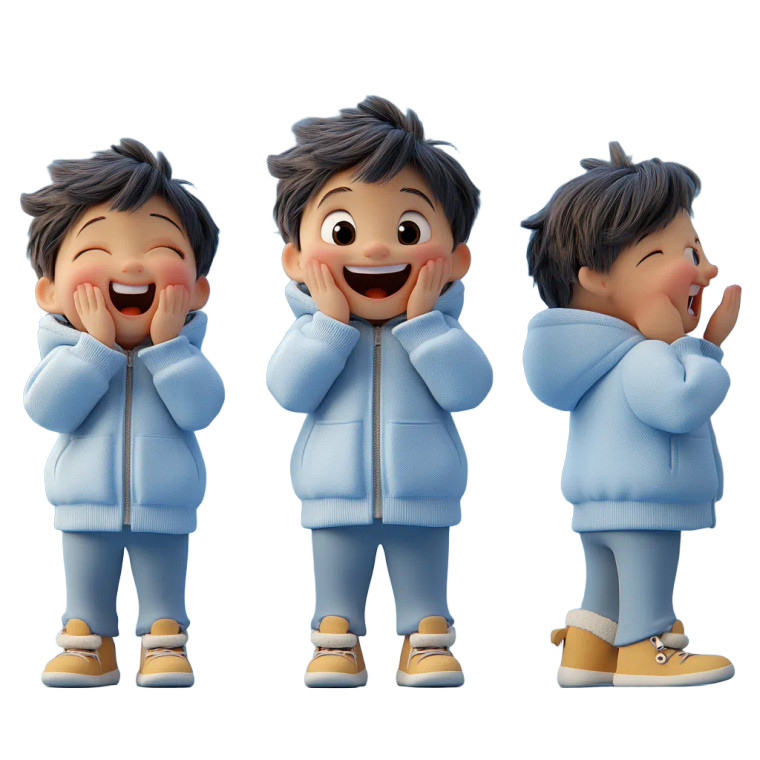 Cute Boy Toy V4 Vinyl Car Decal Sticker – Waterproof & UV-Resistant 8"