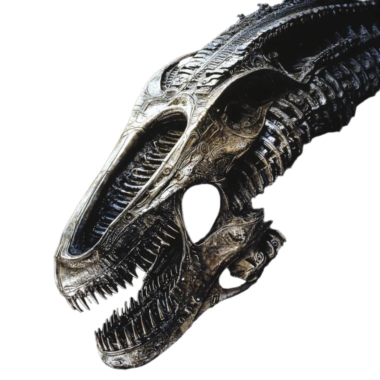 Interstellar Dinosaur Vinyl Car Decal Sticker – Waterproof & UV-Resistant 8"