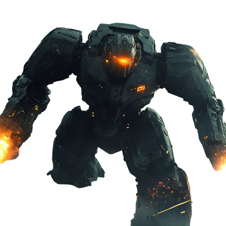 Pacific Rim Mech V3 Vinyl Car Decal Sticker – Waterproof & UV-Resistant 8"