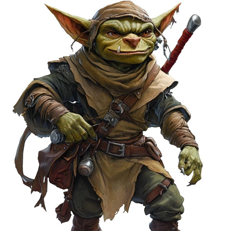 Goblin Rogue Vinyl Car Decal Sticker – Waterproof & UV-Resistant 8"