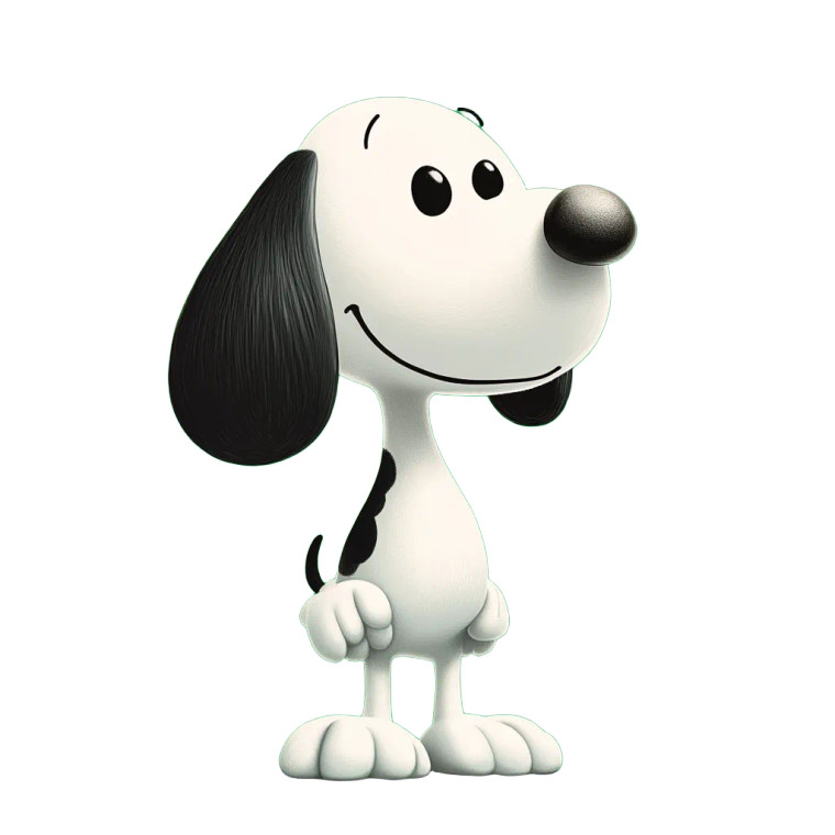 Happy Snoopy Vinyl Car Decal Sticker – Waterproof & UV-Resistant 8"