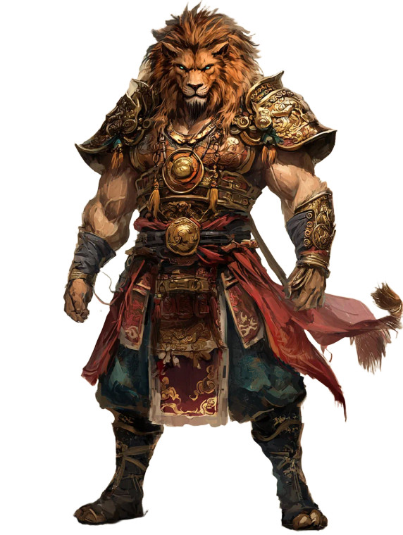 Lion Demon King Vinyl Car Decal Sticker – Waterproof & UV-Resistant 8"