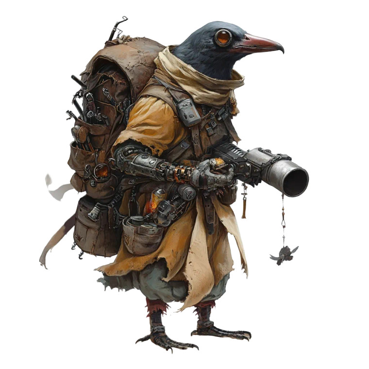 Kenku Artificer V2 Vinyl Car Decal Sticker – Waterproof & UV-Resistant 8"