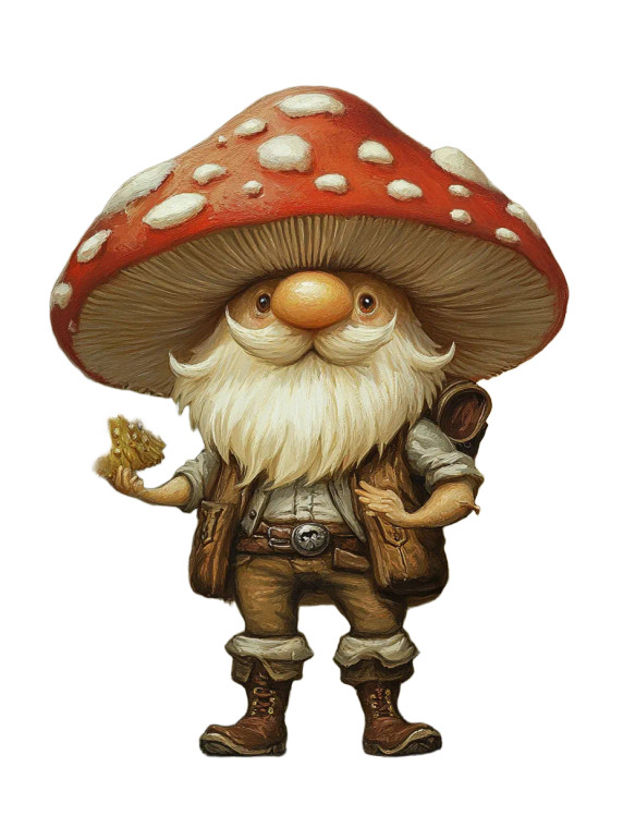 Mushroom Man V3 Vinyl Car Decal Sticker – Waterproof & UV-Resistant 8"