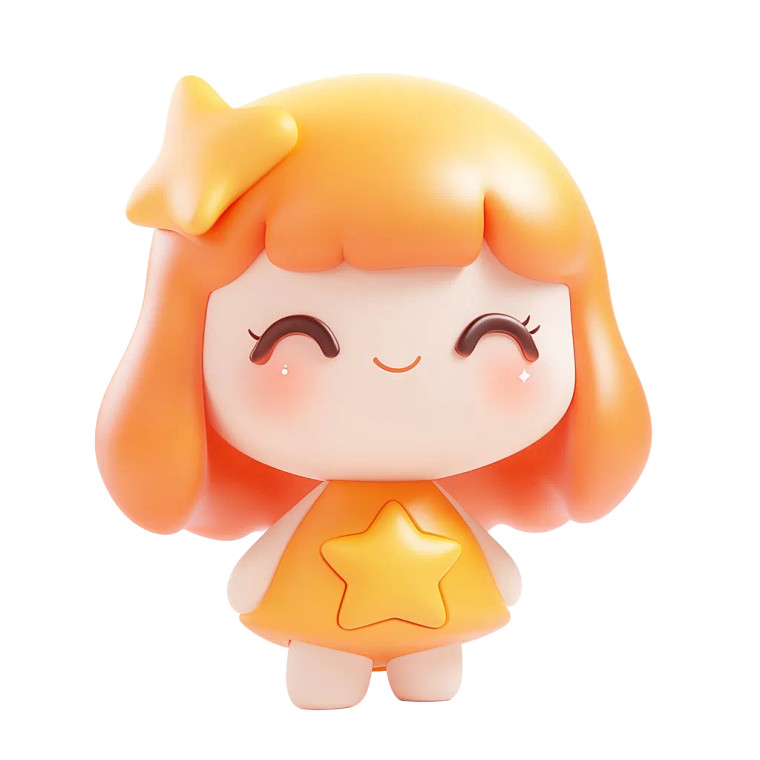 Starry Sky Character Vinyl Car Decal Sticker – Waterproof & UV-Resistant 8"