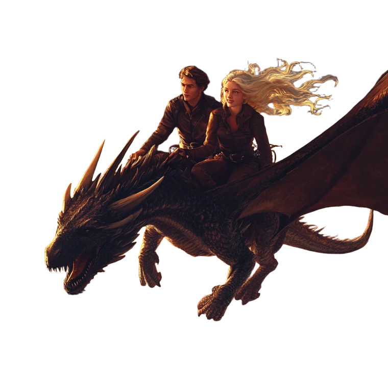 Dragon Riders Over Iceland Vinyl Car Decal Sticker – Waterproof & UV-Resistant 8"