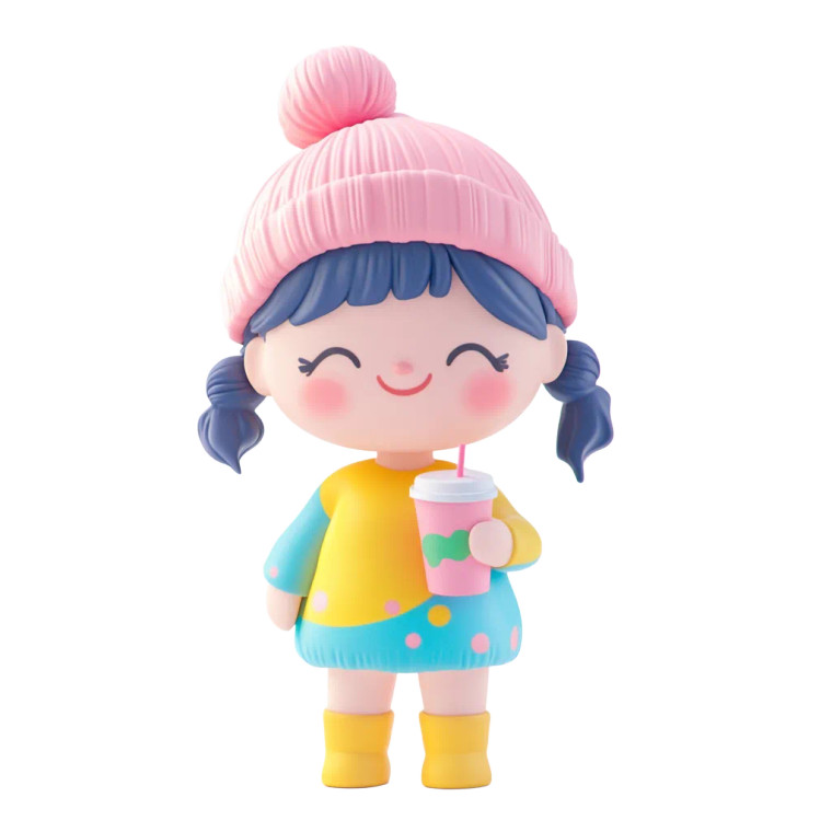 Happy Drink Holder Vinyl Car Decal Sticker – Waterproof & UV-Resistant 8"