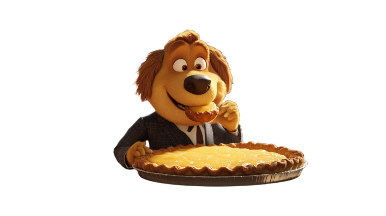 Dog In Suit Vinyl Car Decal Sticker – Waterproof & UV-Resistant 8"