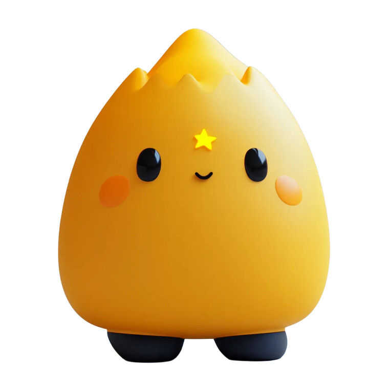 Cute Mountain Doll Vinyl Car Decal Sticker – Waterproof & UV-Resistant 8"
