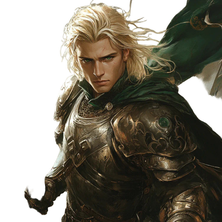 Fantasy Armored Warrior Vinyl Car Decal Sticker – Waterproof & UV-Resistant 8"