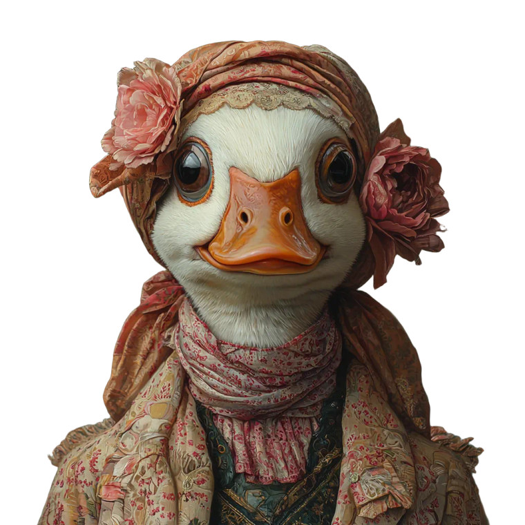 Ugly Duck Women Vinyl Car Decal Sticker – Waterproof & UV-Resistant 8"