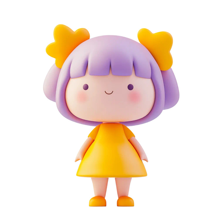 Vitality Star Girl Vinyl Car Decal Sticker – Waterproof & UV-Resistant 8"