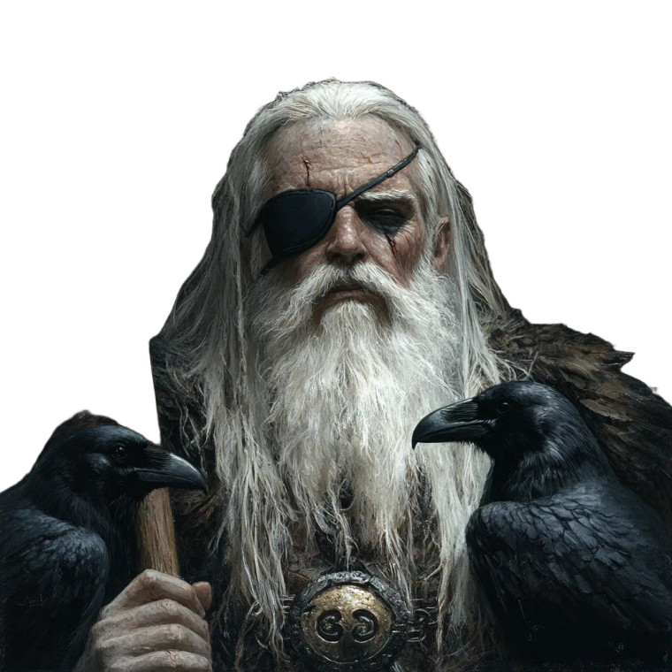 One-Eyed King Vinyl Car Decal Sticker – Waterproof & UV-Resistant 8"