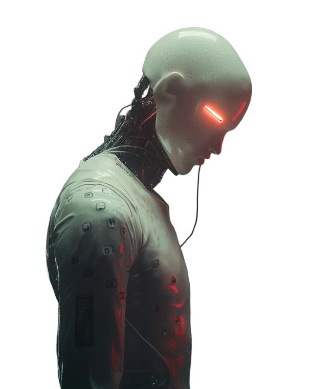 Future Cyborg Engineers Vinyl Car Decal Sticker – Waterproof & UV-Resistant 8"