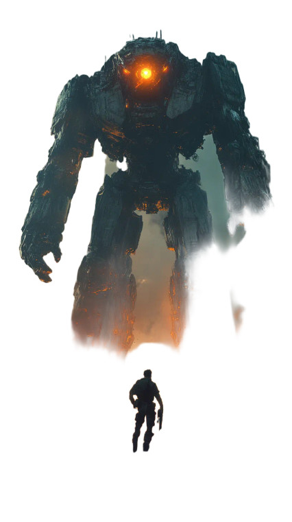 Defiant Standoff Vinyl Car Decal Sticker – Waterproof & UV-Resistant 8"