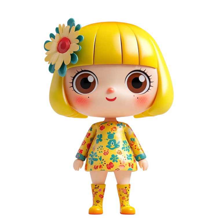 Cute Cartoon Doll Vinyl Car Decal Sticker – Waterproof & UV-Resistant 8" Cute Cartoon Doll Vinyl Car Decal Sticker – Waterproof & UV-Resistant 8"