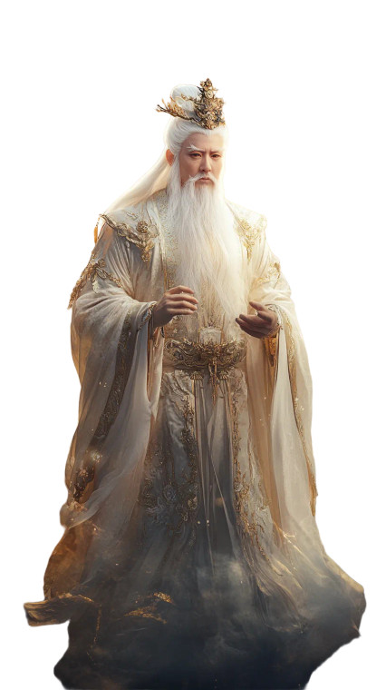 Chinese Immortal Portrait V3 Vinyl Car Decal Sticker – Waterproof & UV-Resistant 8"