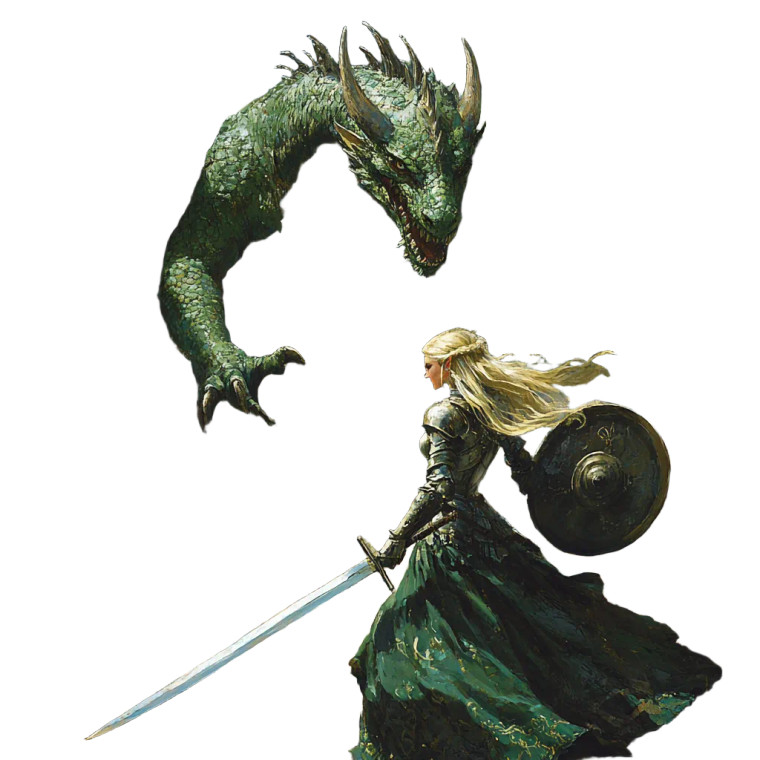 Elven Maiden'S Rescue V2 Vinyl Car Decal Sticker – Waterproof & UV-Resistant 8"