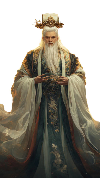 Chinese Immortal Portrait V6 Vinyl Car Decal Sticker – Waterproof & UV-Resistant 8"