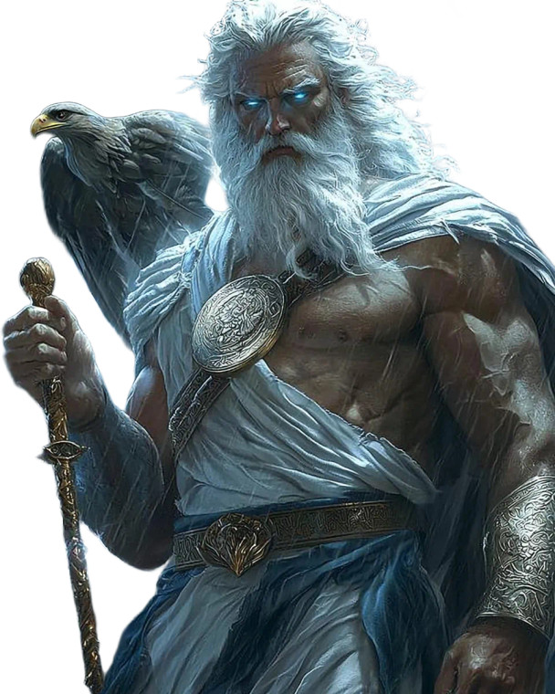 Majestic Zeus V3 Vinyl Car Decal Sticker – Waterproof & UV-Resistant 8"