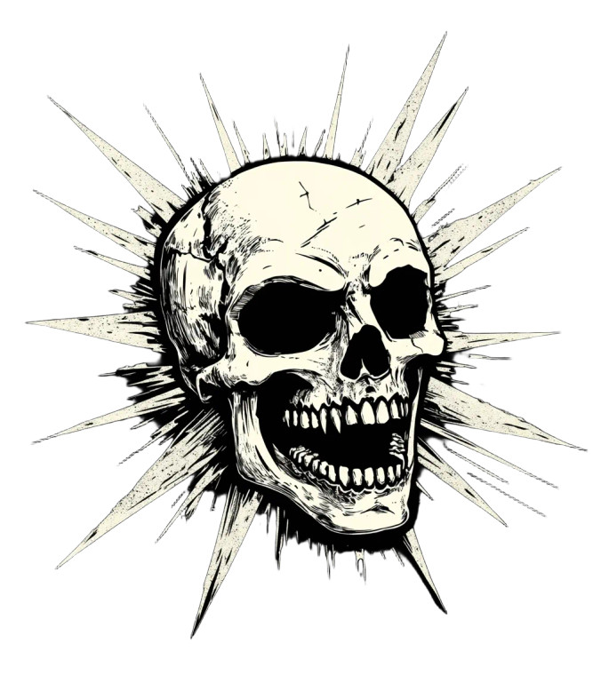 Punk Band Logo Vinyl Car Decal Sticker – Waterproof & UV-Resistant 8"