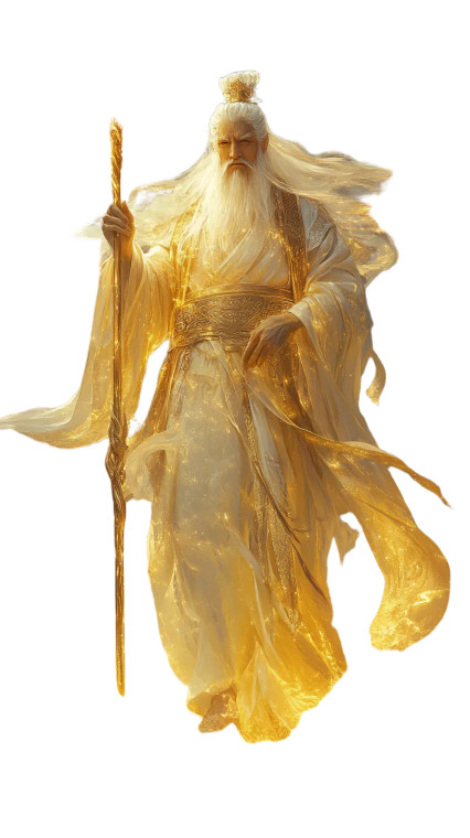 Celestial Sage Jiang Vinyl Car Decal Sticker – Waterproof & UV-Resistant 8"