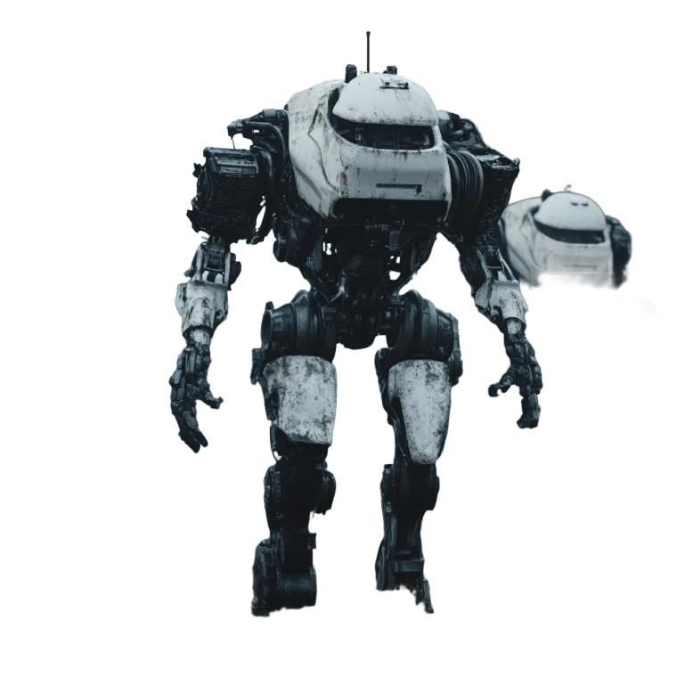 Army Robots Vinyl Car Decal Sticker – Waterproof & UV-Resistant 8"