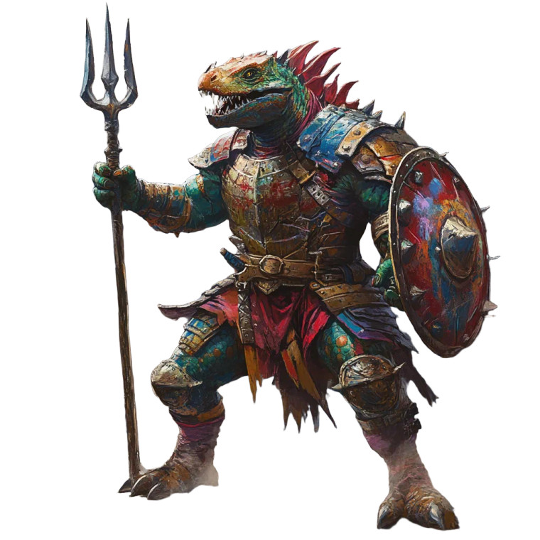 Lizardman Champion Vinyl Car Decal Sticker – Waterproof & UV-Resistant 8"