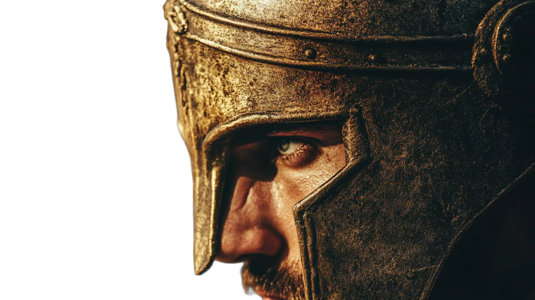 Spartan Helmet Profile V3 Vinyl Car Decal Sticker – Waterproof & UV-Resistant 8"