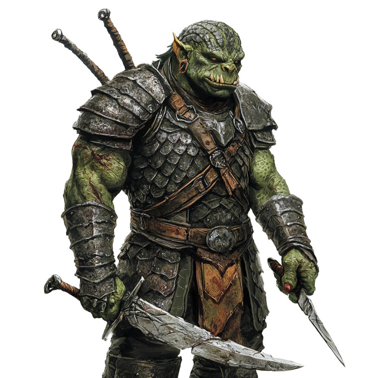 Serpent Scale Warrior Vinyl Car Decal Sticker – Waterproof & UV-Resistant 8"