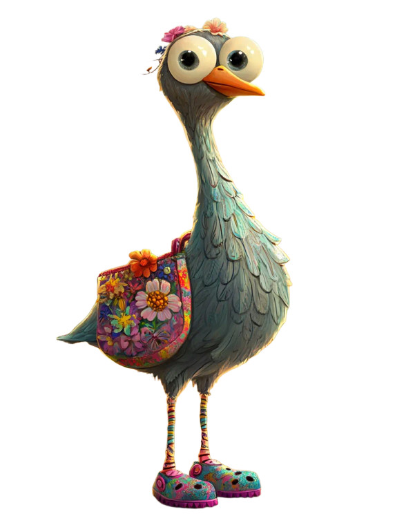 Pidgy The Pigeon Vinyl Car Decal Sticker – Waterproof & UV-Resistant 8"